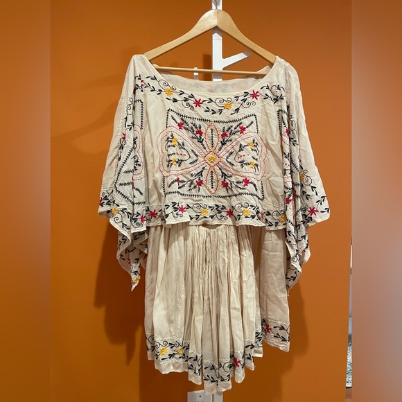 Free People Frida embroidered dress medium - Picture 5 of 10
